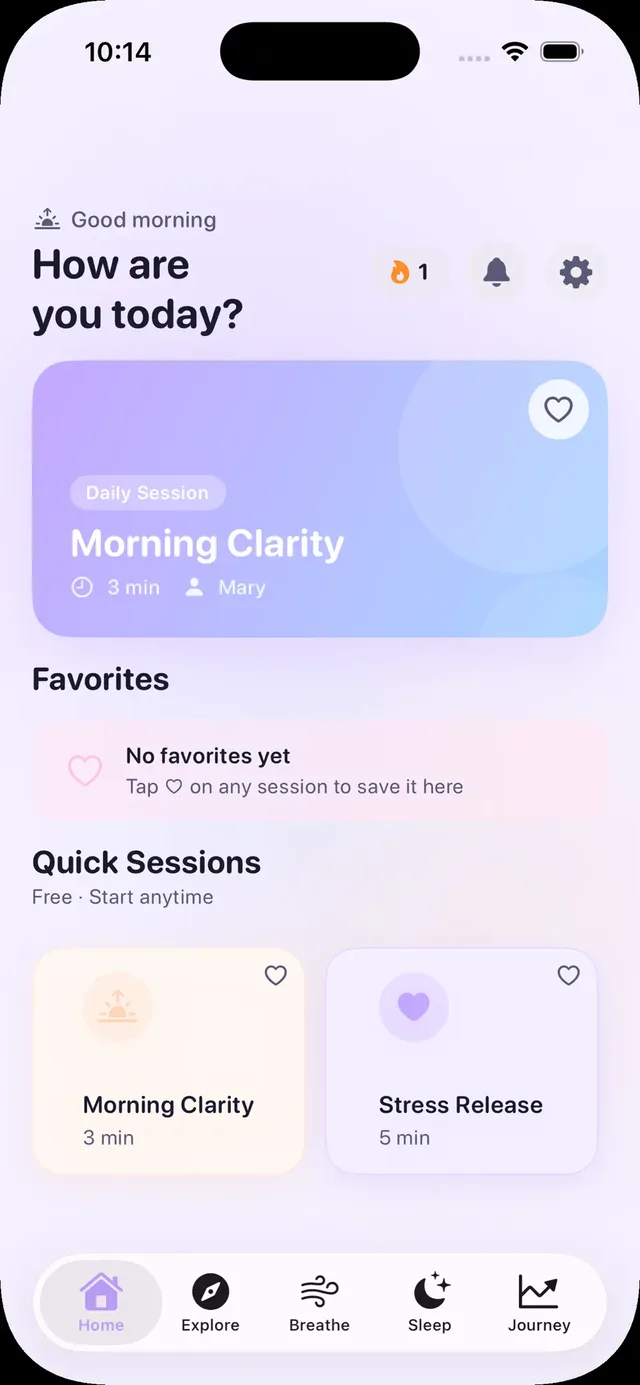 My Meditations screenshot 1